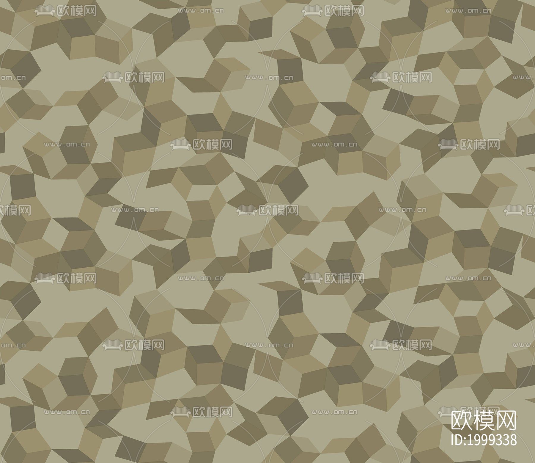 绿色抽象几何图案壁纸下载