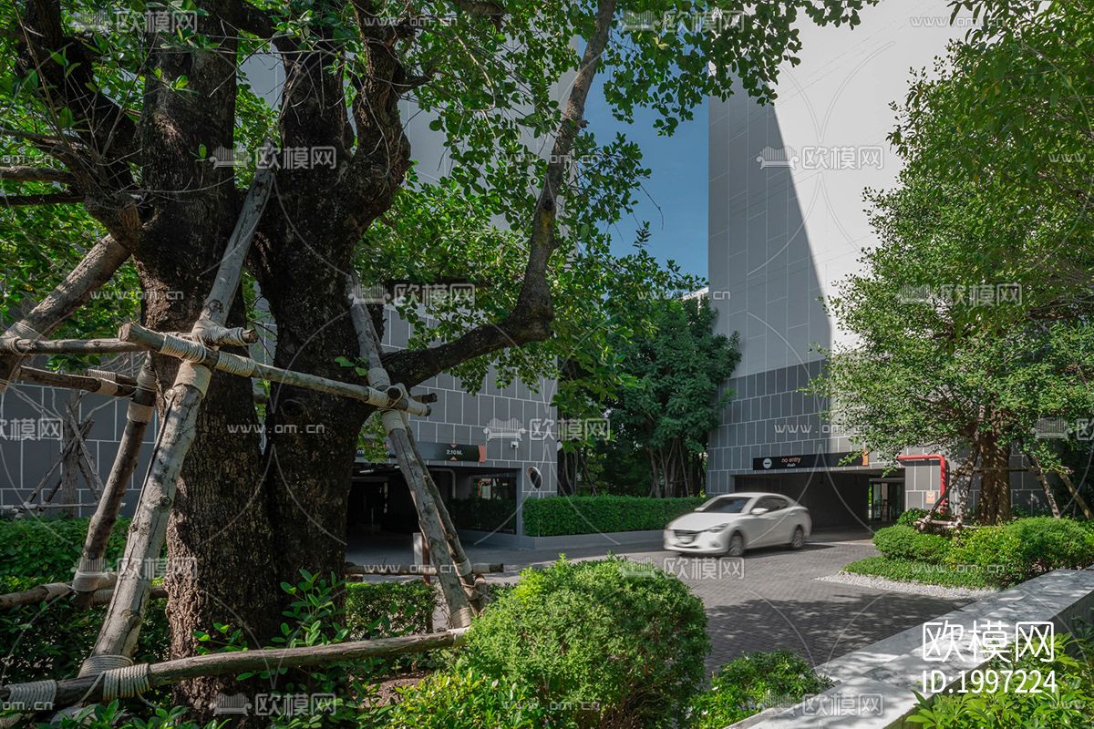 小区风景外景下载（渲染图3）