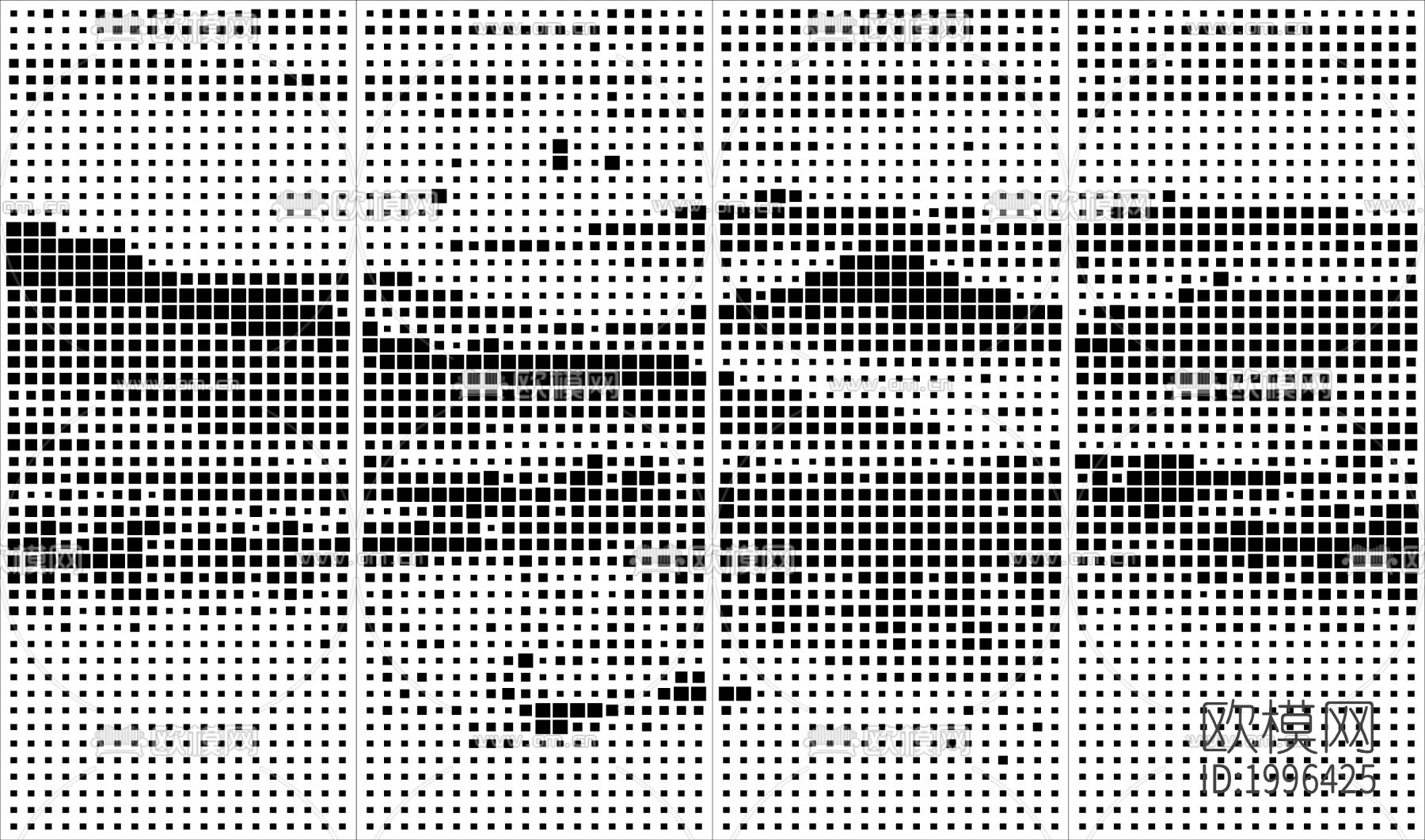 山水艺术冲孔板方孔下载