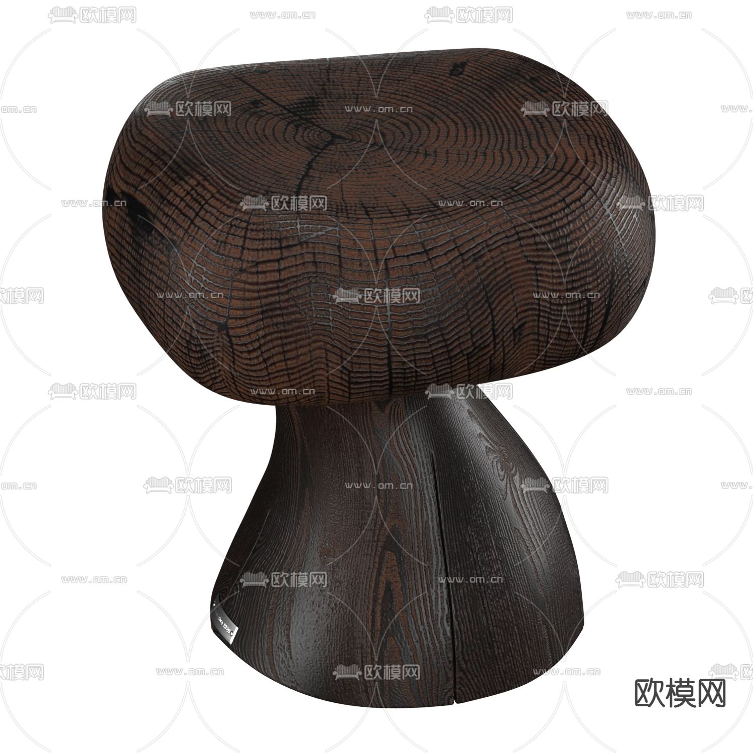 现代实木凳子3d模型下载（渲染图5）