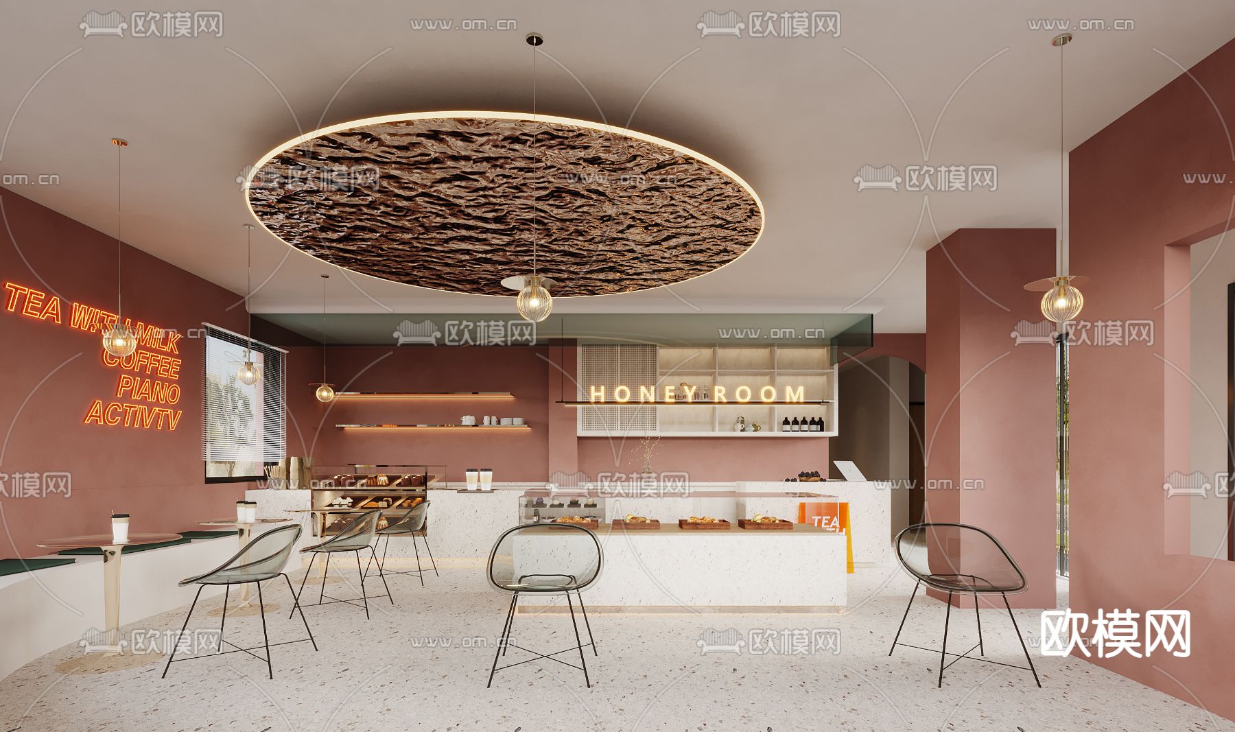 现代咖啡店3d模型下载（渲染图8）