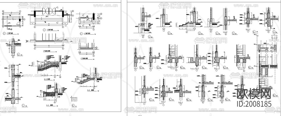 辦公樓建筑cad施工圖下載(渲染圖4)