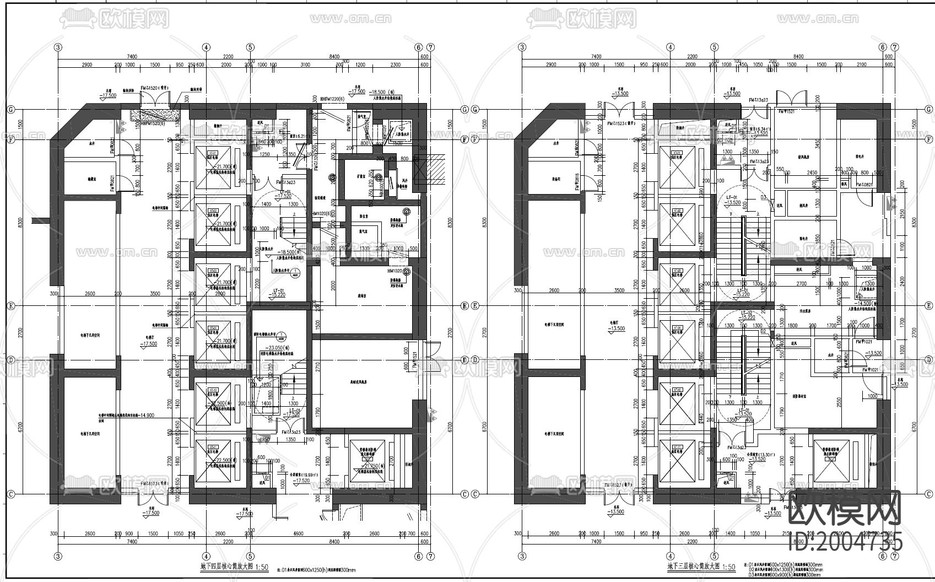 廣田總部大廈建筑cad施工圖下載(渲染圖6)