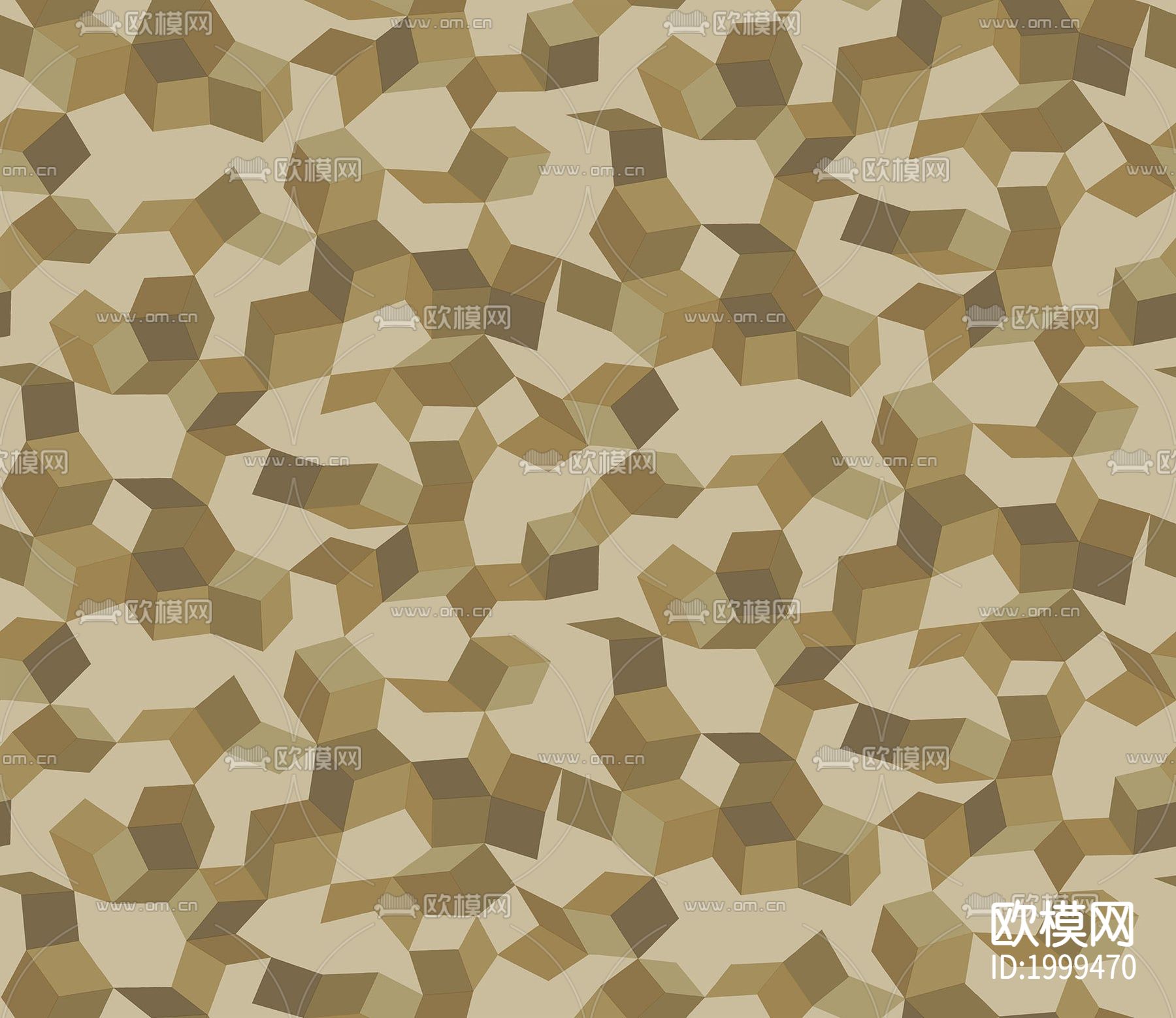 棕色抽象几何图案壁纸下载