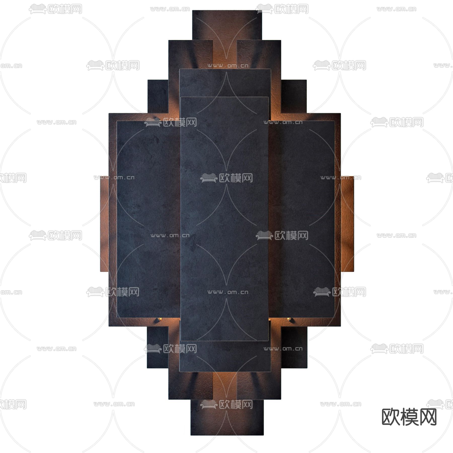现代壁灯su模型