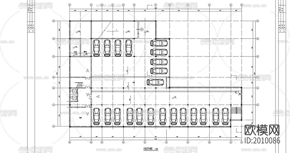酒店建筑cad施工圖下載(渲染圖3)