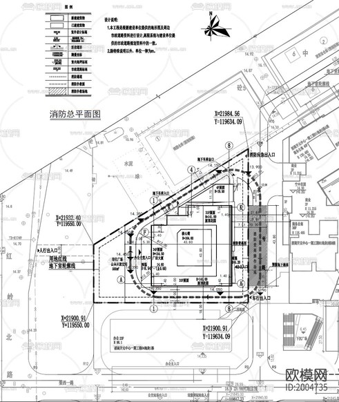 廣田總部大廈建筑cad施工圖下載(渲染圖4)