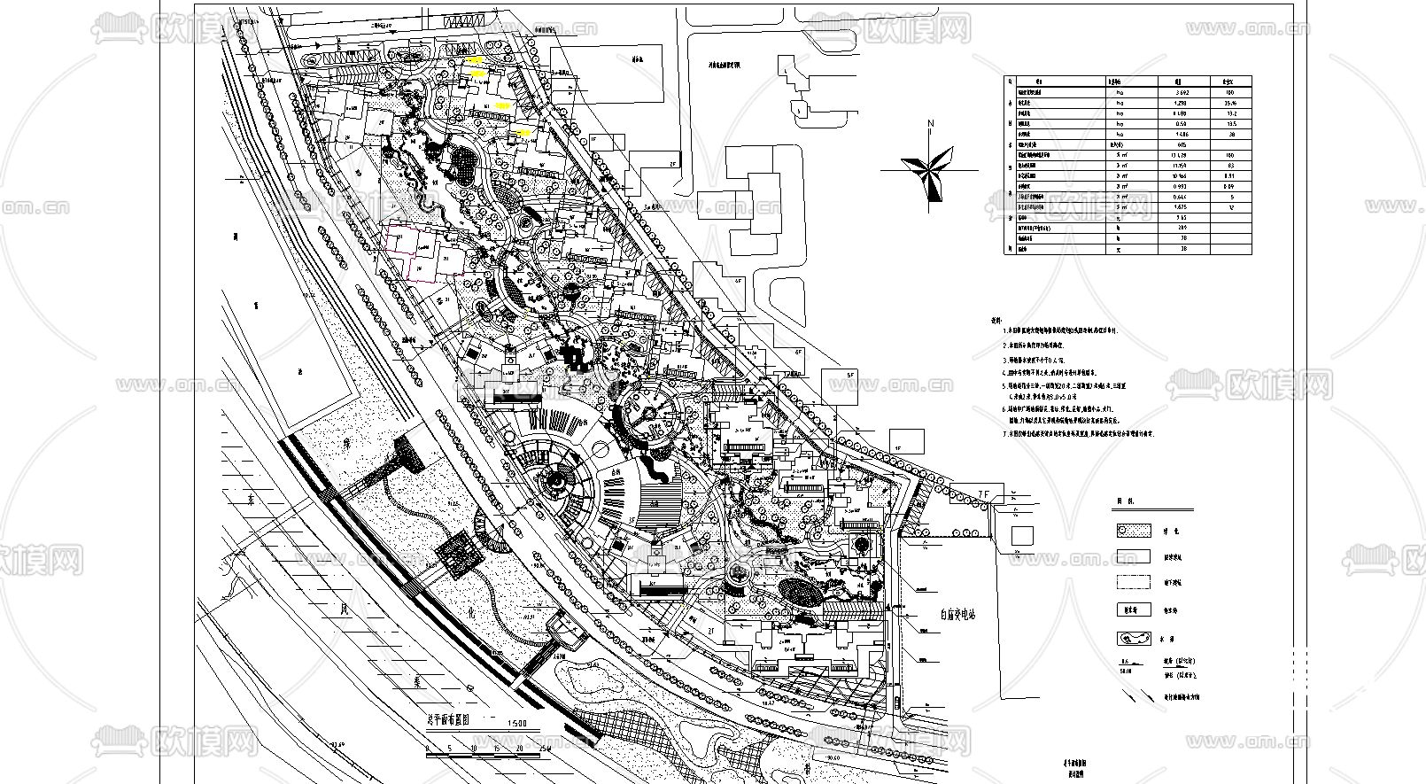 某小区总平面图下载