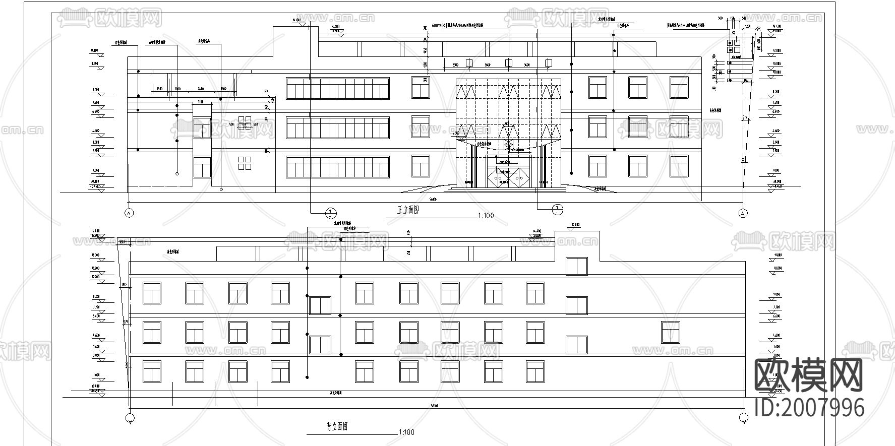 宾馆设计全套图下载（渲染图1）