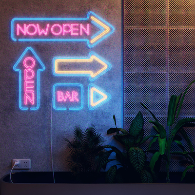  现代指示牌装饰灯su模型 