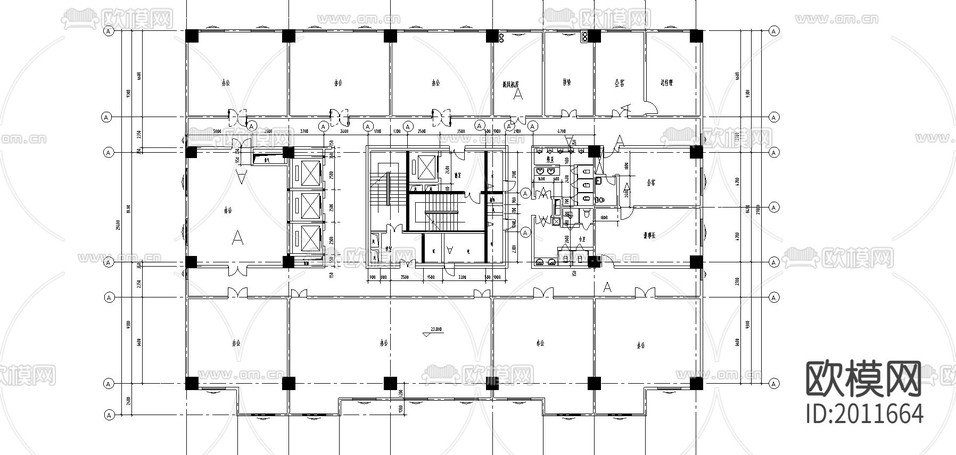 酒店建筑cad施工圖下載(渲染圖4)