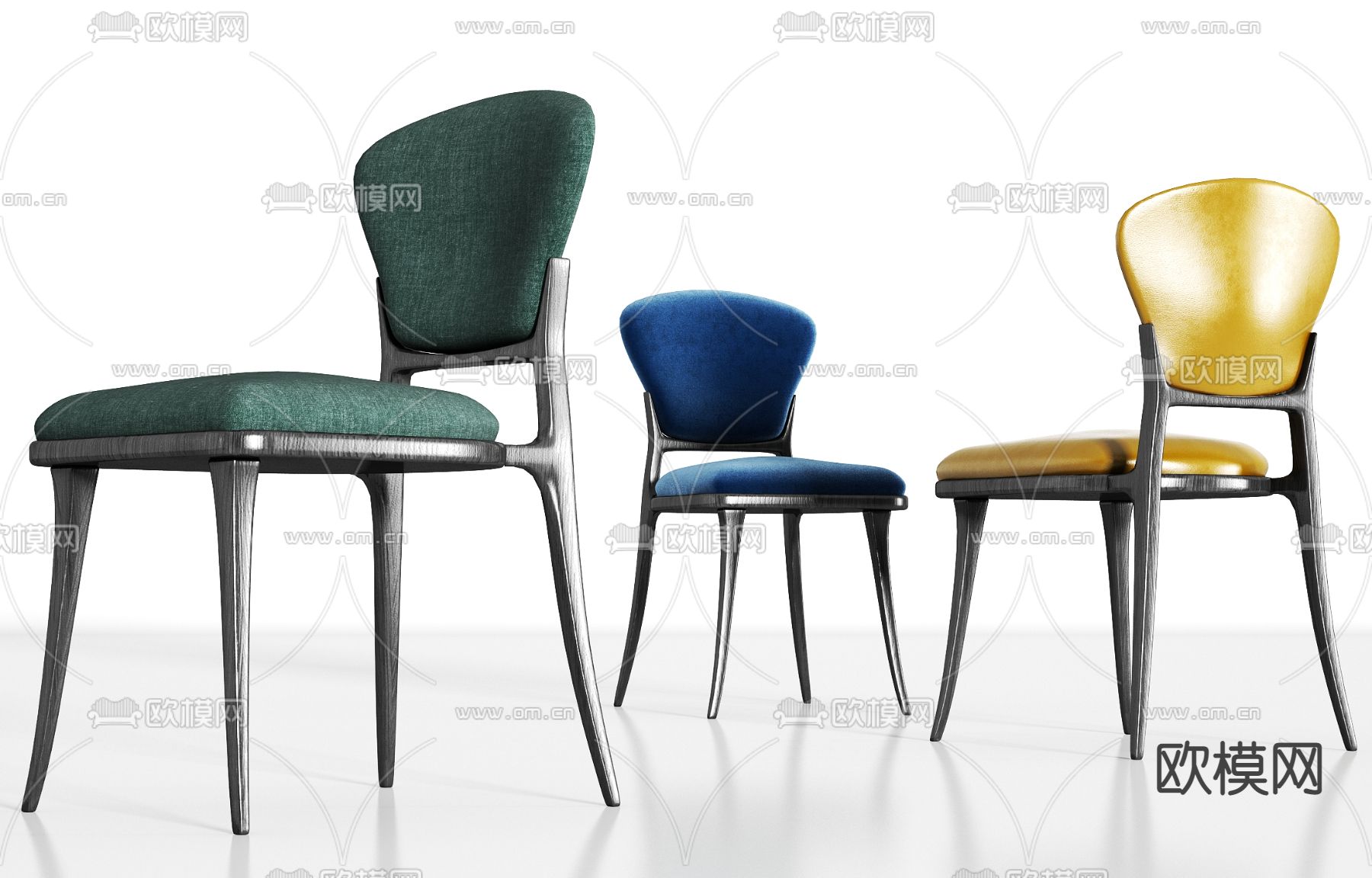 新中式单椅su模型下载