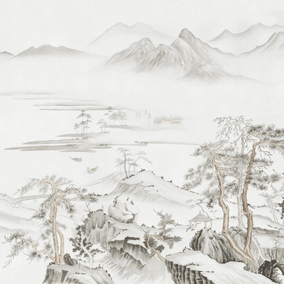  新中式水墨壁纸 