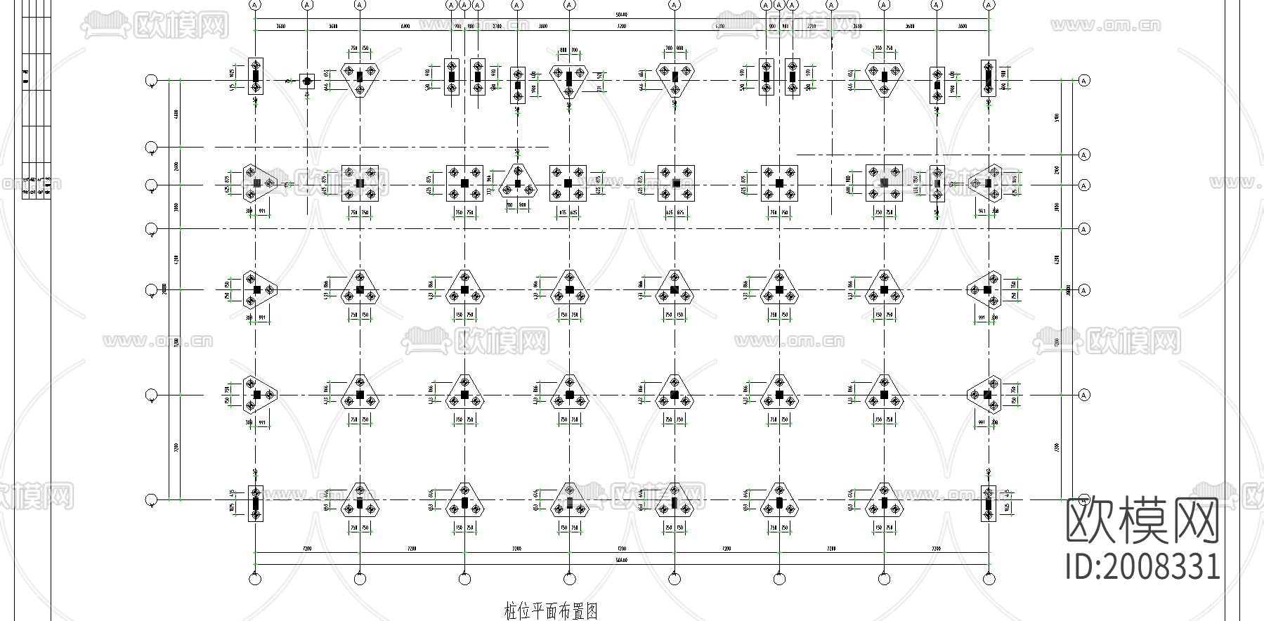 电子综合楼框架结构cad施工图下载（渲染图4）
