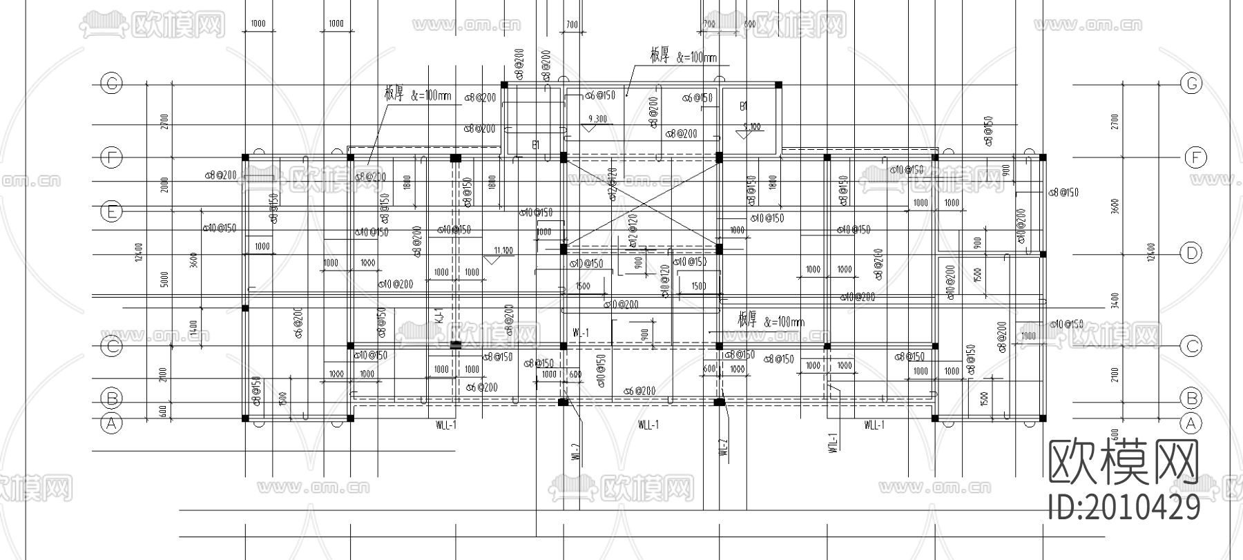 水库办公楼建筑cad施工图下载（渲染图4）