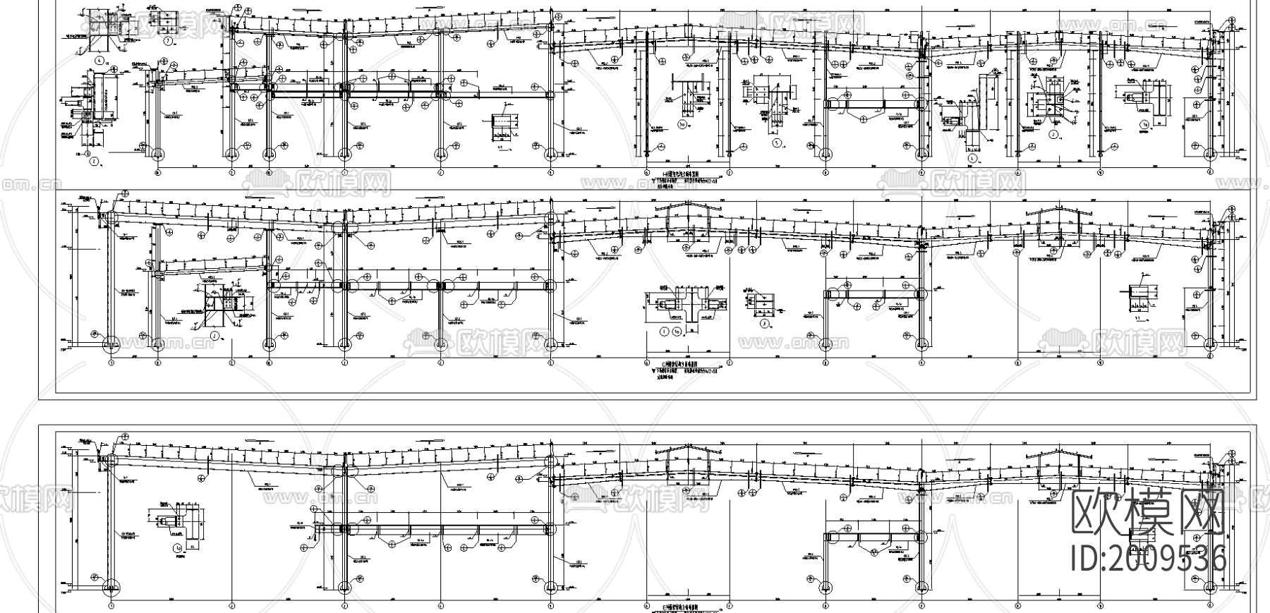 钢结构节点大样下载（渲染图3）