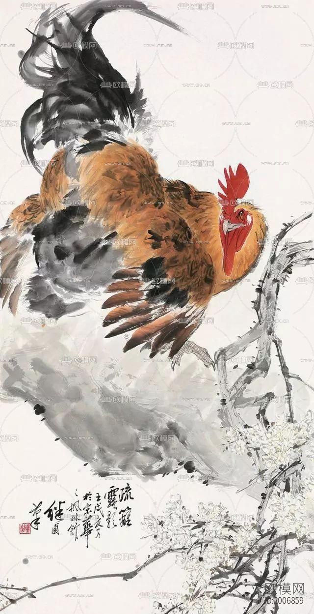 家禽山水画下载（渲染图7）