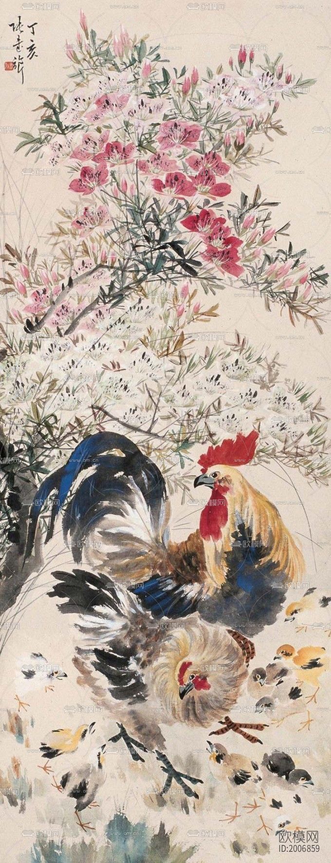 家禽山水画下载（渲染图6）