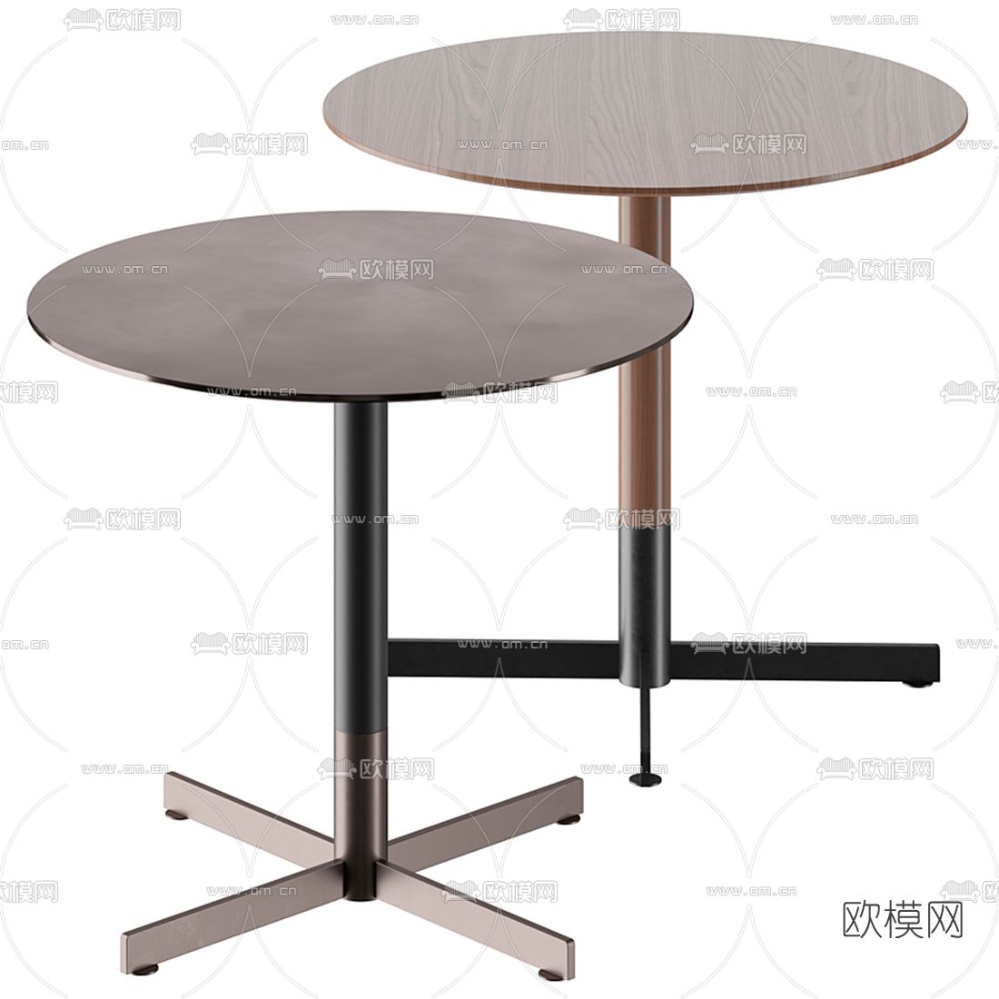 现代边几角几3d模型下载（渲染图1）