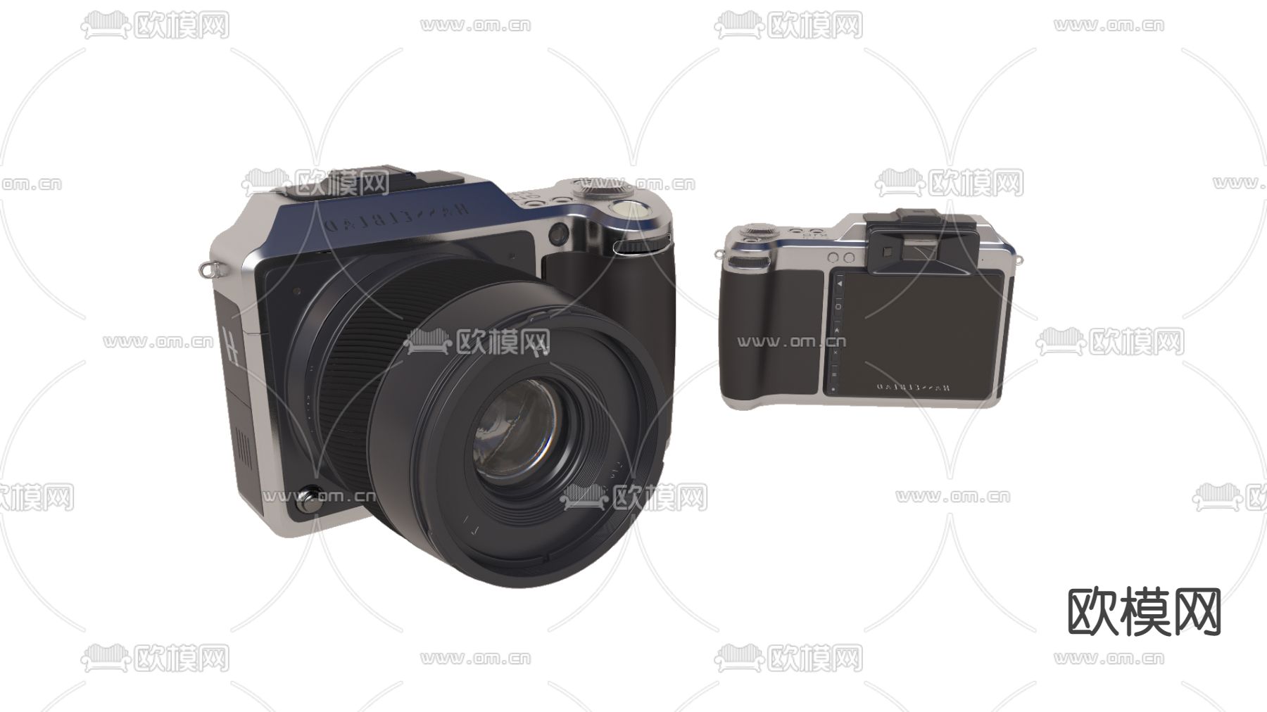 现代相机su模型下载（渲染图1）