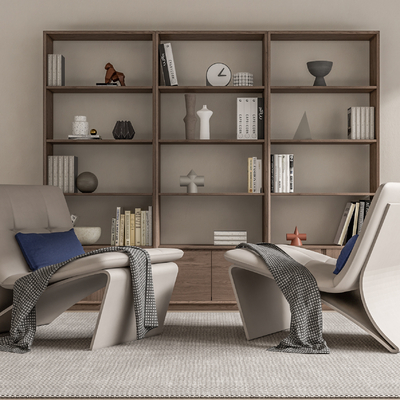 现代休闲椅su模型