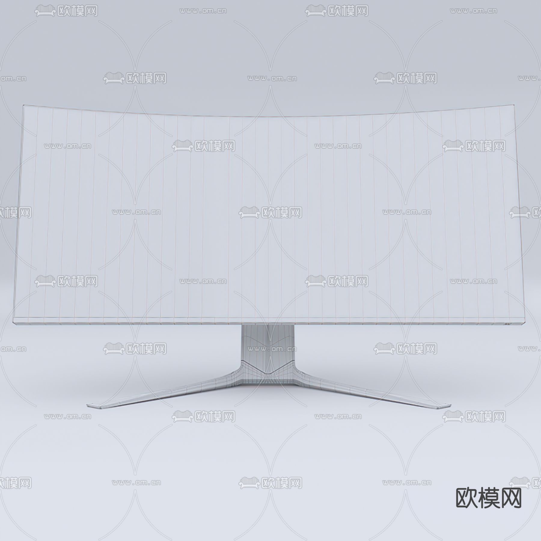 现代电脑显示器3d模型