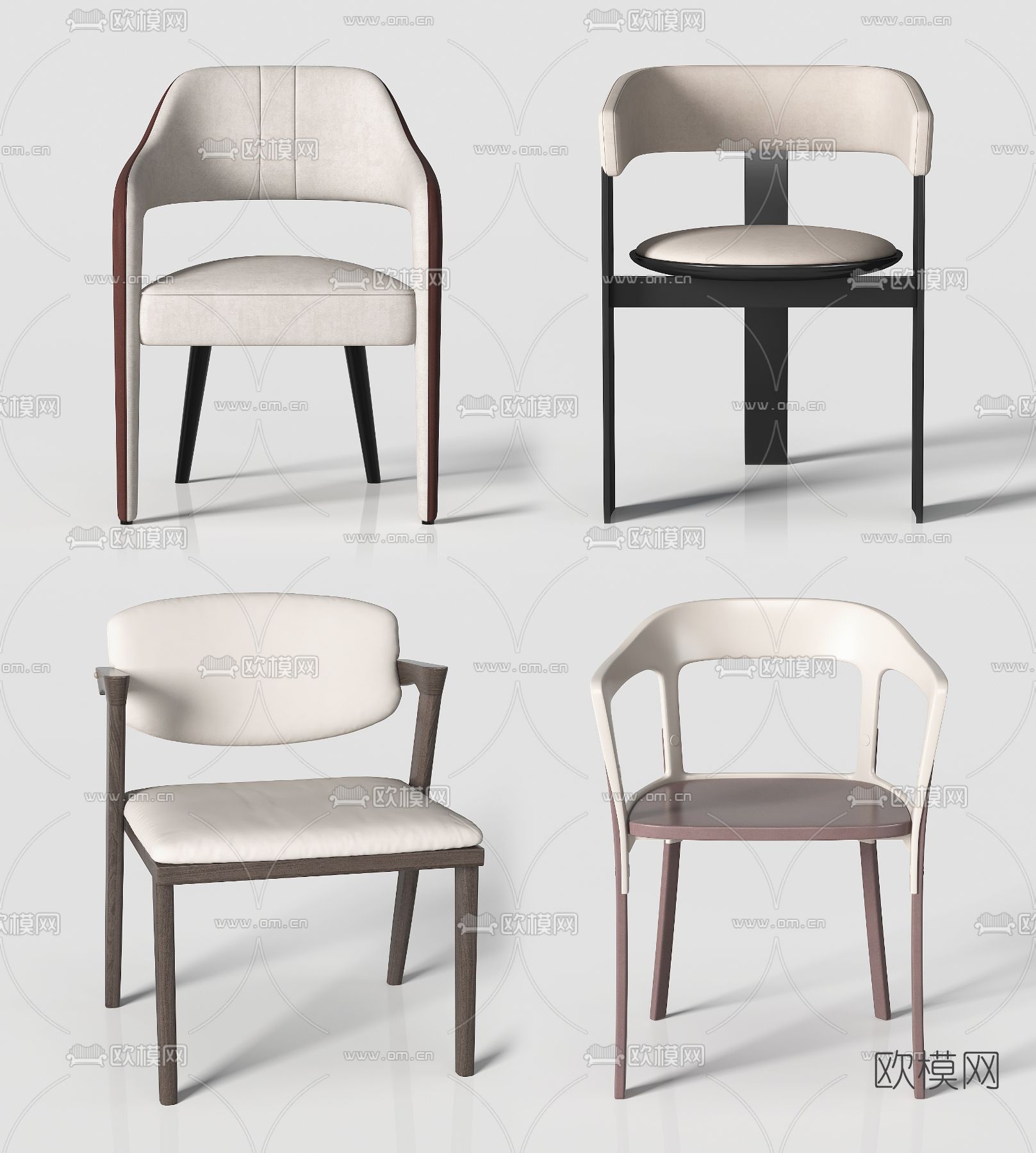 现代单椅免费3d模型下载