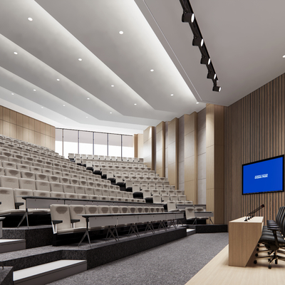 阶梯报告厅su模型