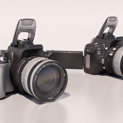  现代照相机su模型 