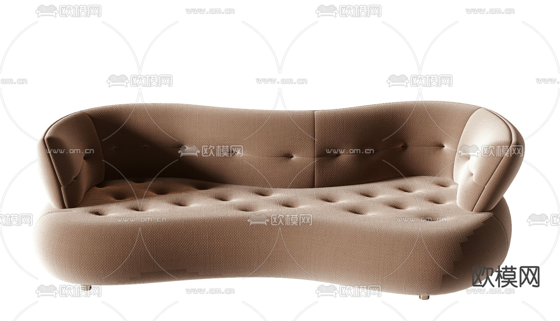 Roche Bobois多人沙发3d模型下载（渲染图3）