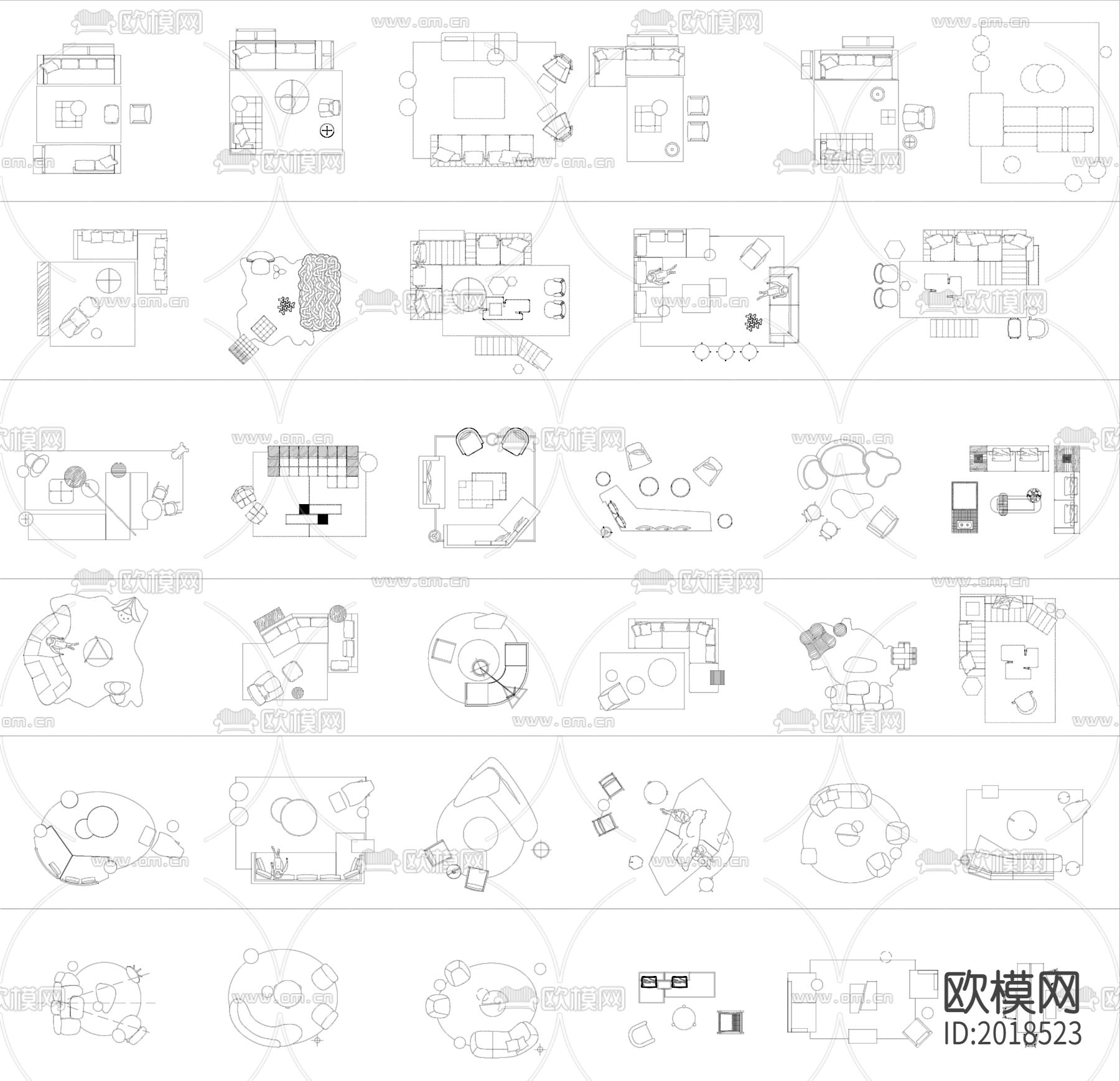 家具cad图库下载（渲染图2）