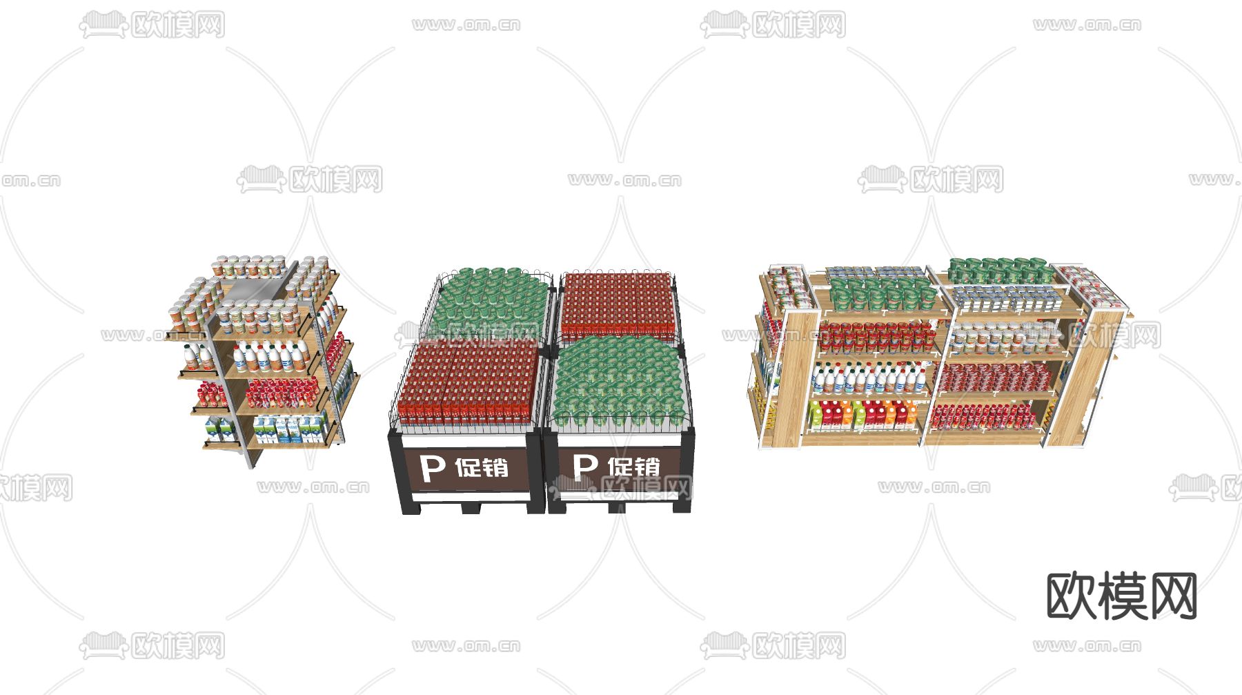 工业风货柜su模型下载