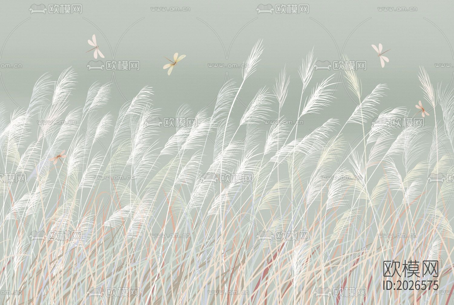 芦苇风景壁纸下载（渲染图1）