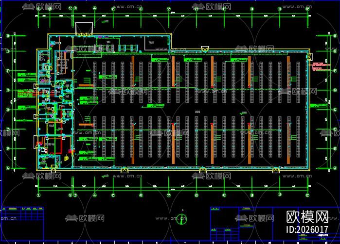 商场配电系统cad施工图下载（渲染图7）