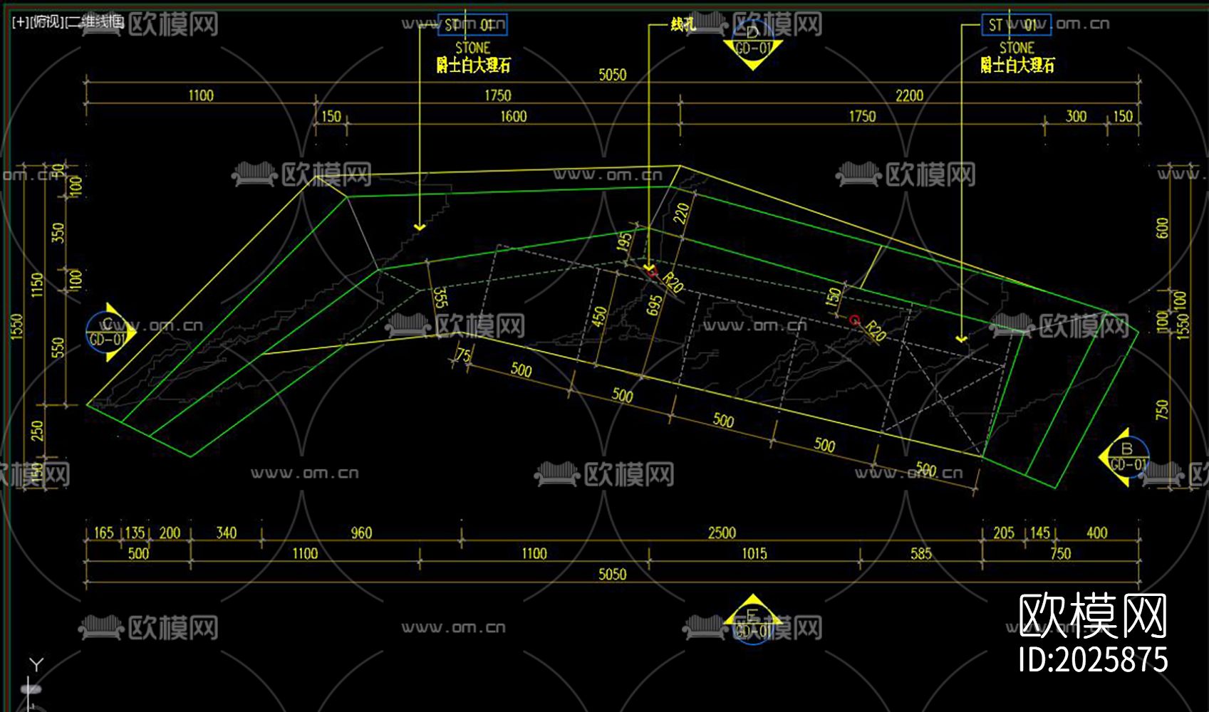 接待台节点大样下载（渲染图3）
