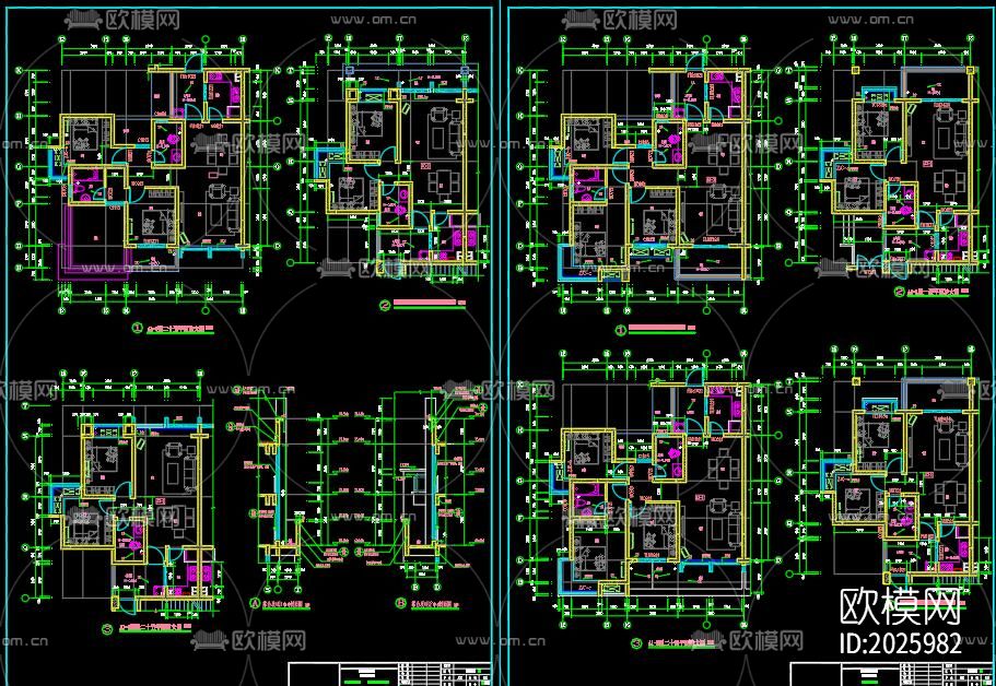 二十五层商业建筑cad施工图下载（渲染图6）