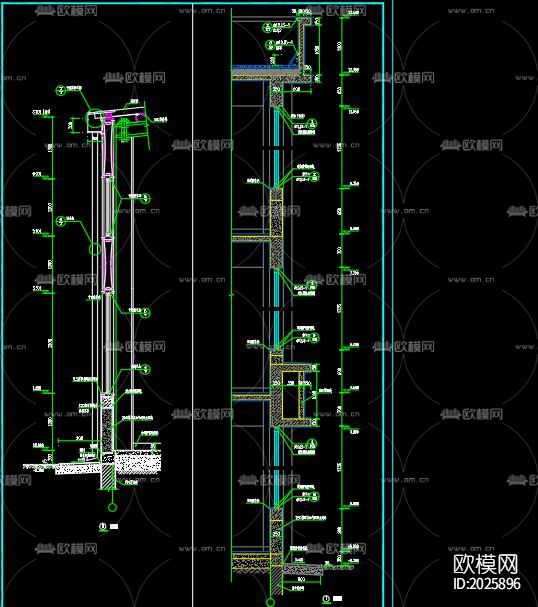仪器设备车间cad施工图下载（渲染图4）