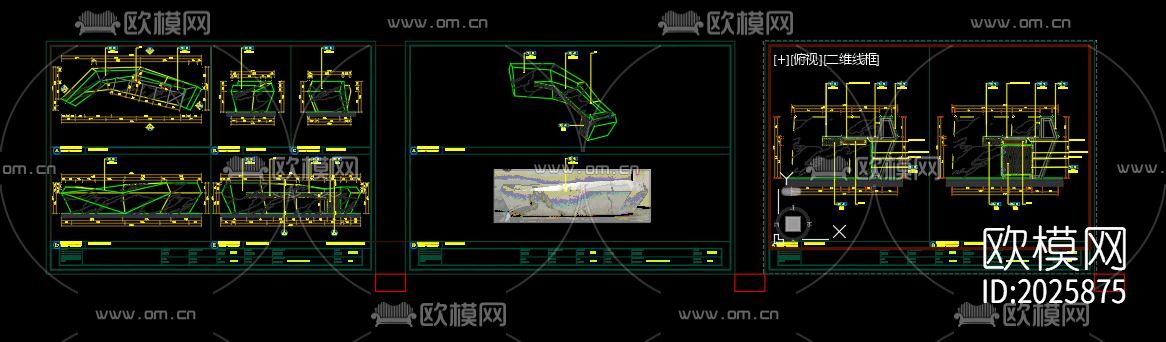 接待台节点大样下载（渲染图7）