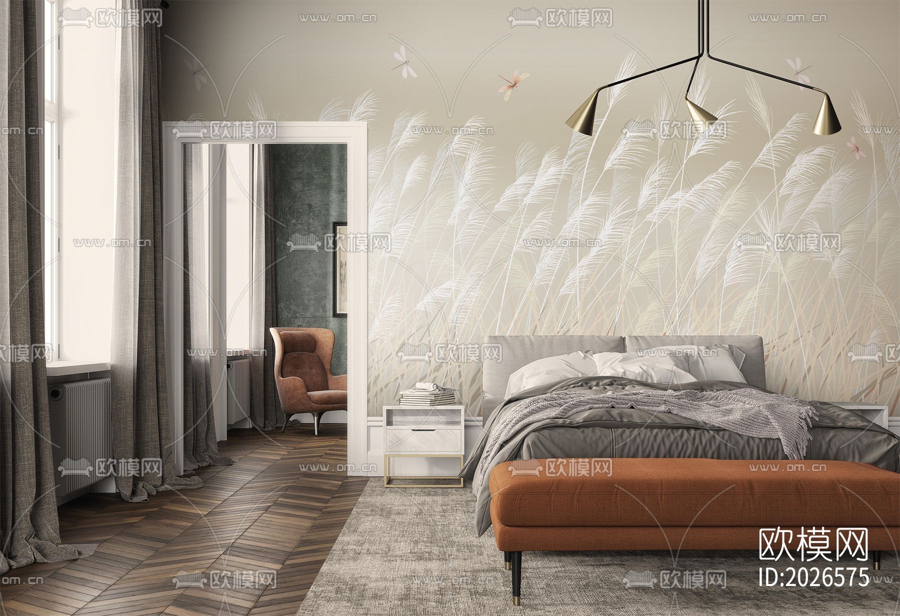 芦苇风景壁纸下载（渲染图5）