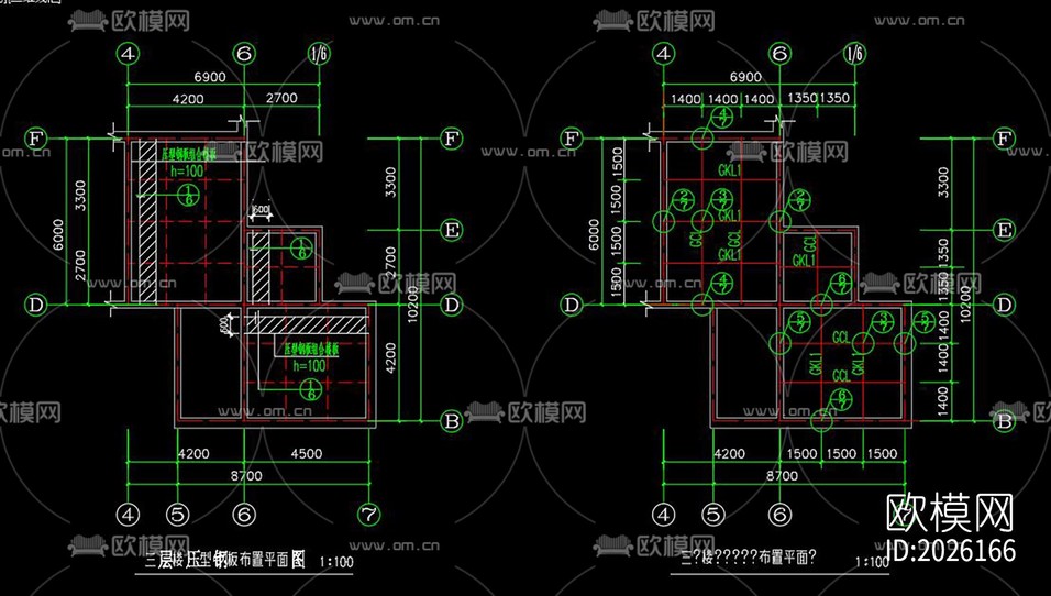 砖混扩建及钢结构夹层节点大样下载(渲染图6)