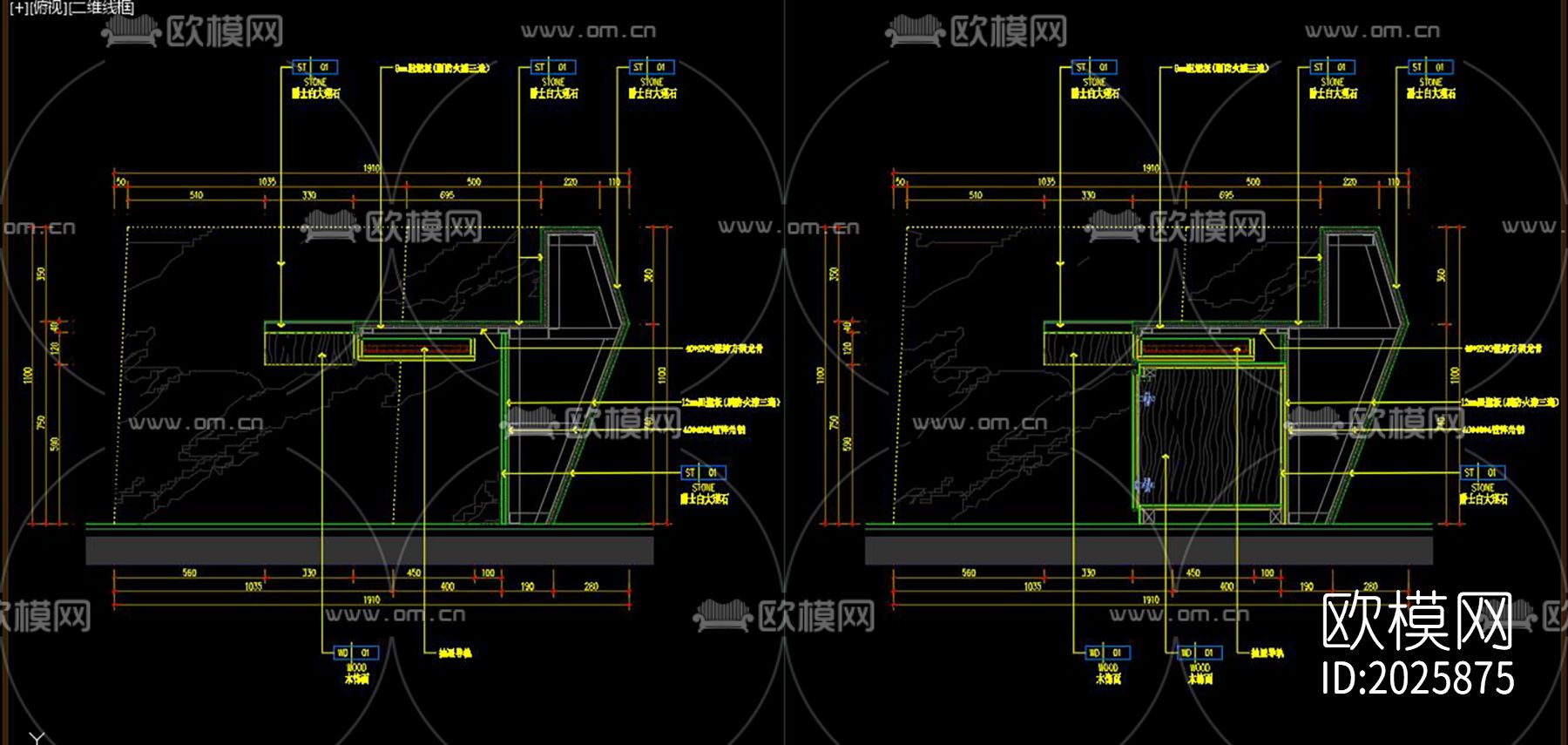 接待台节点大样下载（渲染图4）