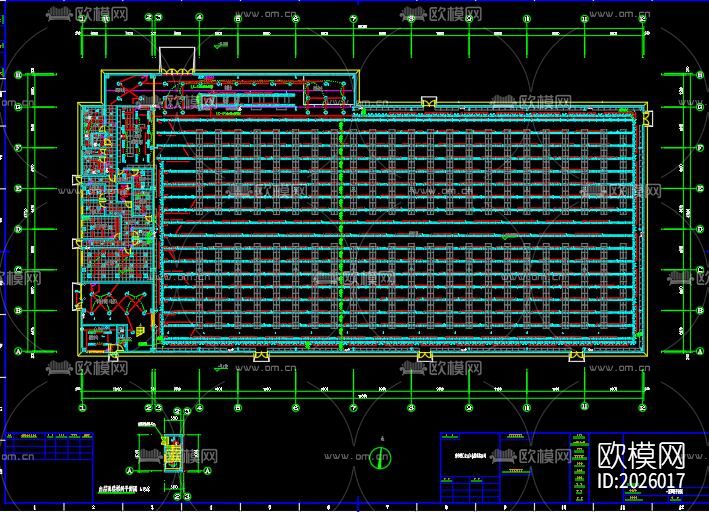 商场配电系统cad施工图下载（渲染图9）
