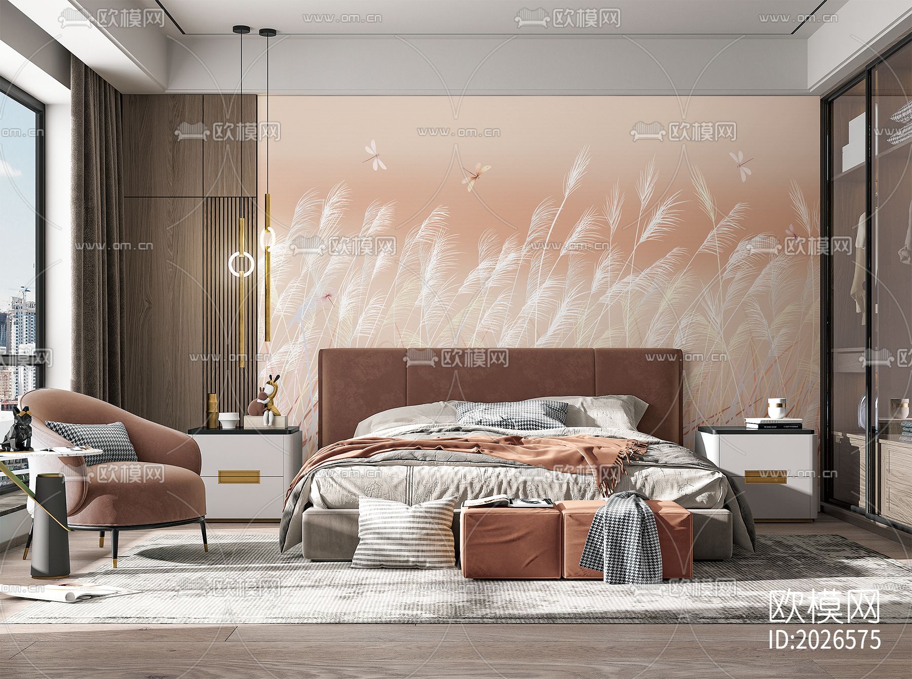 芦苇风景壁纸下载（渲染图4）