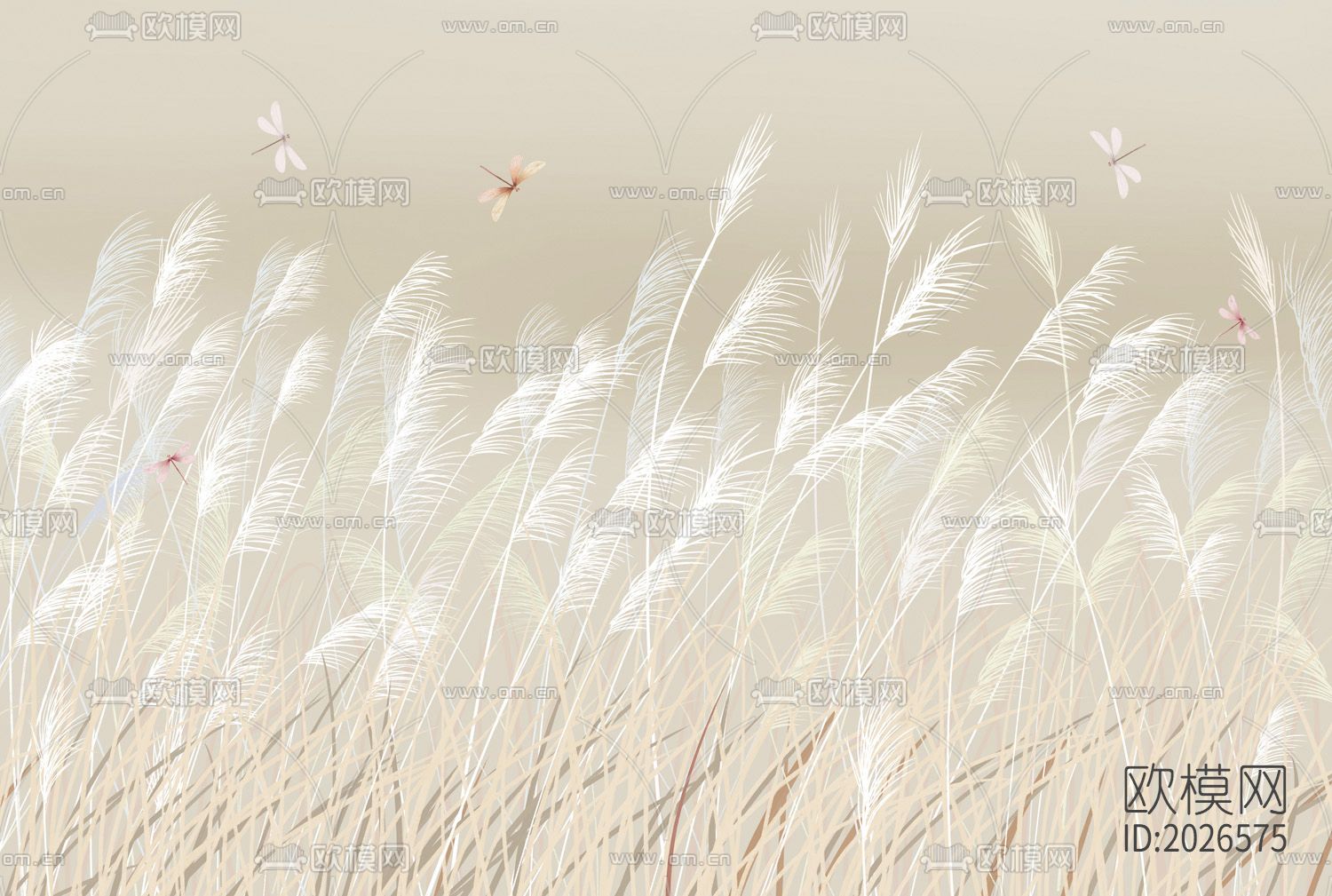 芦苇风景壁纸下载（渲染图6）