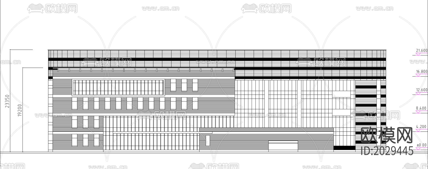 某学院图书馆设计方案下载（渲染图2）