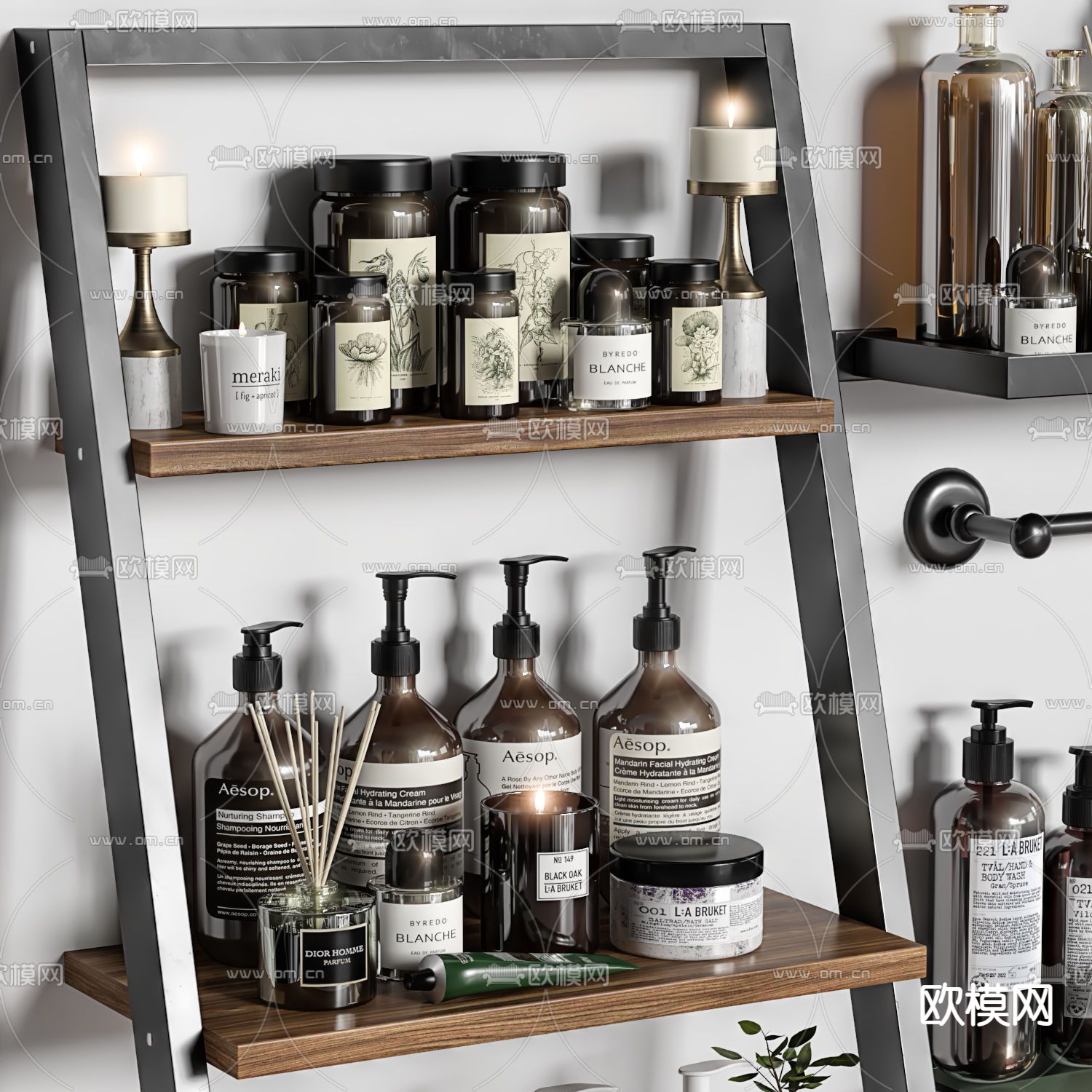 现代化妆品洗涤用品3d模型下载（渲染图3）