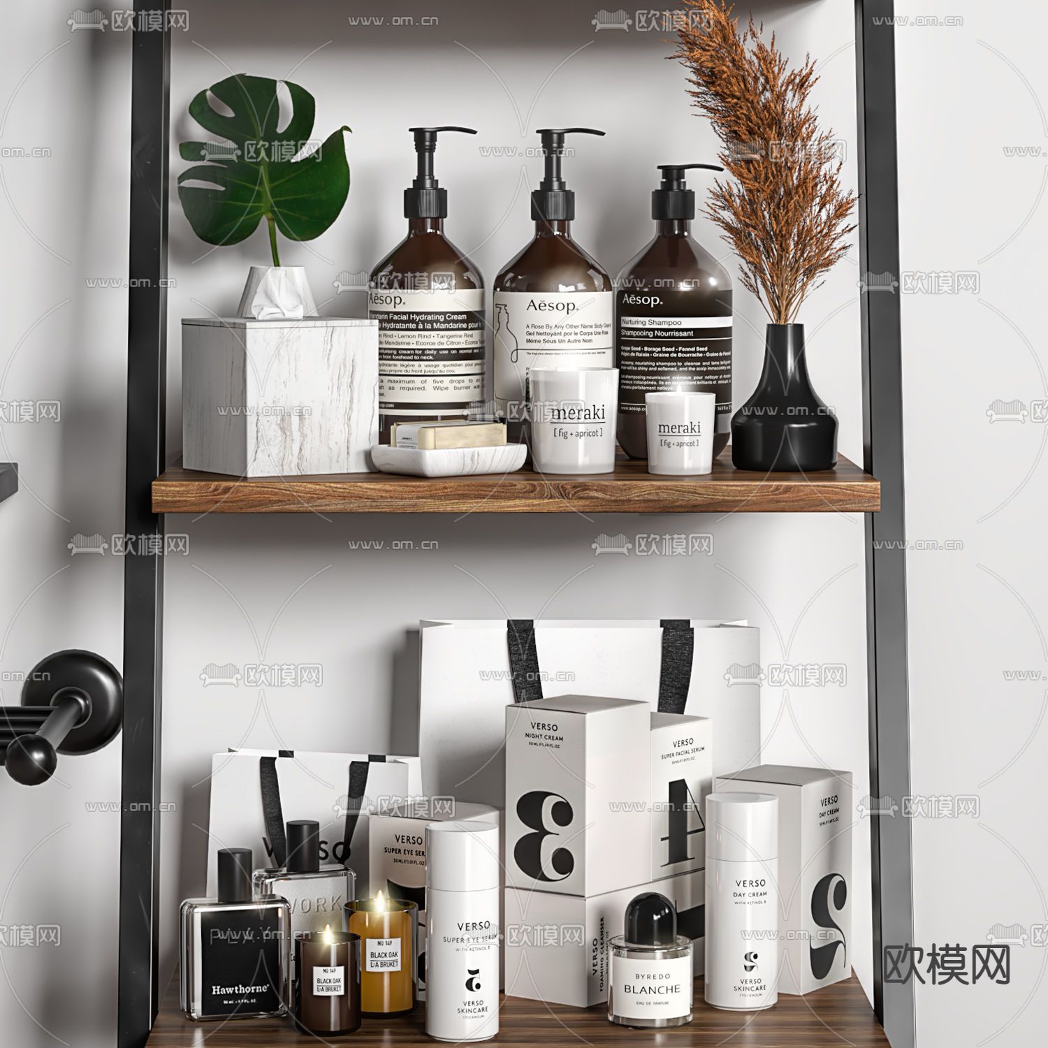 现代化妆品洗涤用品3d模型下载（渲染图2）