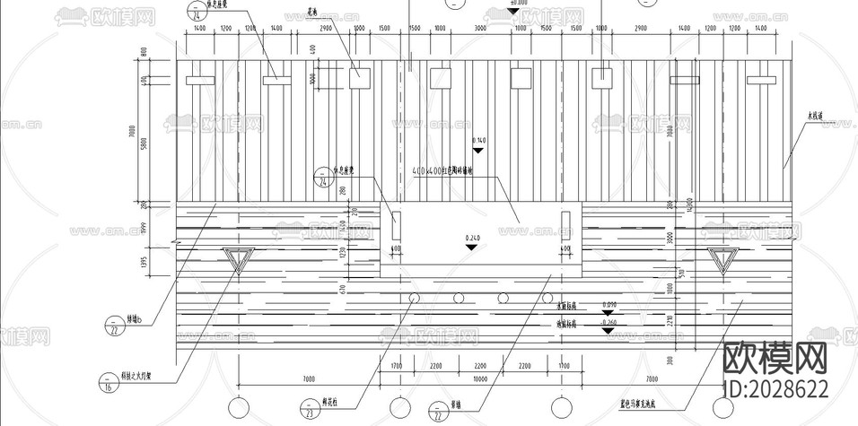 路棧CAD施工圖下載(渲染圖2)