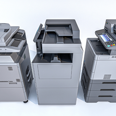  现代打印机su模型 