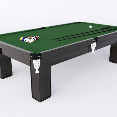  现代台球桌su模型 